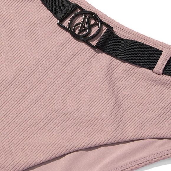 Victorias Secret Swim Wild Wandered Belted High-waist Bikini Bottom French mauve - Picture 2 of 5